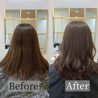 セミロング カラー MIHO /のヘアスタイル