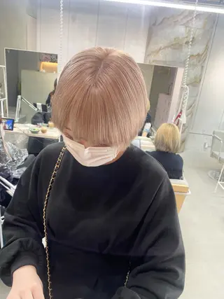 ショート カラー 前橋 姫奈のヘアスタイル