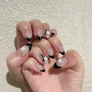 ネイル パラあり！フィルイン 美フォルムのネイルデザイン