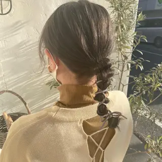 カラー ヘアアレンジ hana ROCCO3rdのヘアスタイル