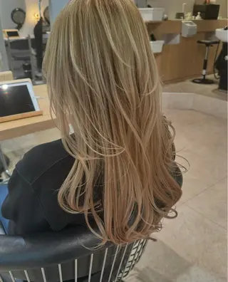ロング カラー 縮毛矯正専門店 Aoneエーワンのヘアスタイル