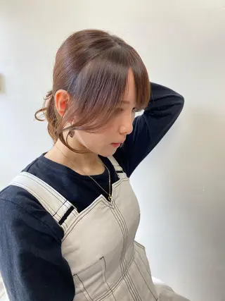 セミロング 隅野 恭生のヘアスタイル