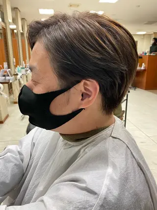 ショート メンズ 大輪 日向子のヘアスタイル