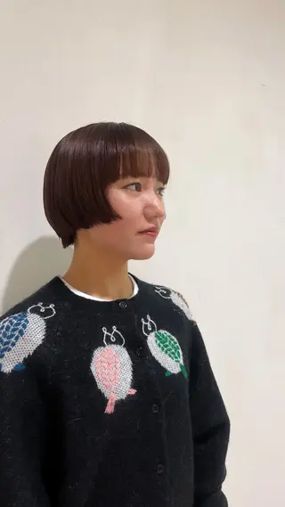 ショート ルプラボウ　小野寺 菜穂/豊橋/パーマのヘアスタイル