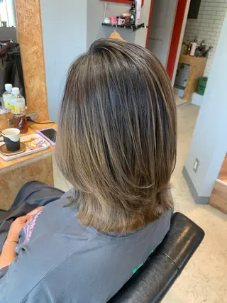 ミディアム カラー stylist N0Nのヘアスタイル