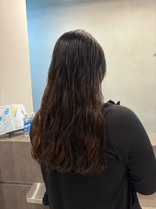 ロング パーマ 宮島 華湖のヘアスタイル