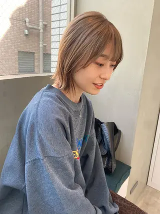 ショート うる艶ヘア♡韓国好き 透明感　shotaのヘアスタイル