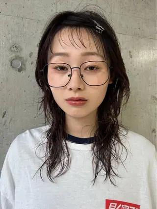 ミディアム パーマ baLon.fem/ 澤田 奈々子のヘアスタイル