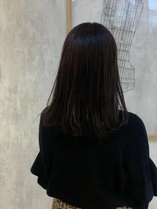 ロング カラー mu ku.のヘアスタイル