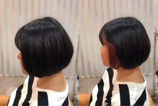 ショート カラー ✨デザインカラー✨ ハイトーン　森貴章のヘアスタイル
