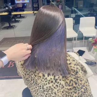 セミロング カラー ヘアアレンジ メンズ キッズ お悩み解決美容師 💐AMIのヘアスタイル
