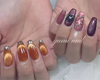 ネイル 𝐲𝐮𝐦𝐢🎀 長さ出しデザイン専門のネイルデザイン