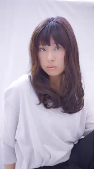 セミロング ロング カラー 【滝川市 美容師】 髙橋昌也のヘアスタイル