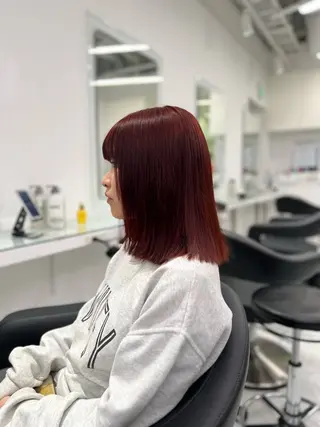 カラー ブリーチなし透明感 💗RYOTAのヘアスタイル