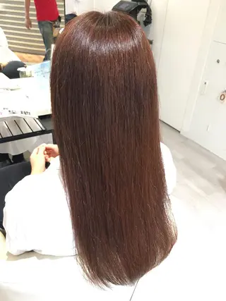 ロング カラー 金子 富士のヘアスタイル