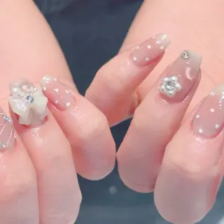 ネイル 🩰ミキ/韓国♡ 大人girlyネイルのネイルデザイン