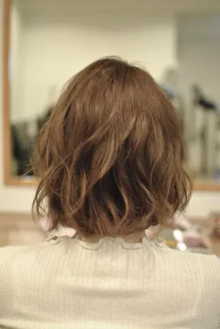 ショート カラー パーマ ヘアアレンジ キッズ 美髪矯正 🌈髪質改善 山下のヘアスタイル