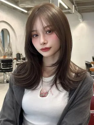 ロング 藤村 雄大のヘアスタイル