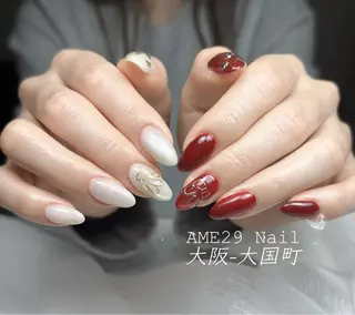 ロング カラー AME29 Nail ネイルサロンのネイルデザイン