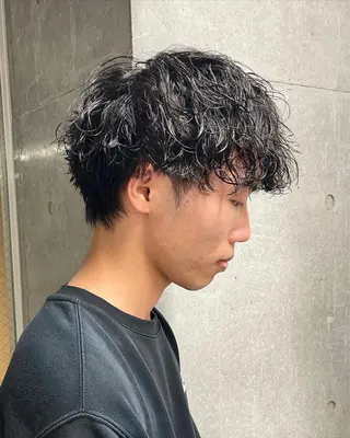 パーマ メンズ メンズモテパーマ💙 fuwaのヘアスタイル