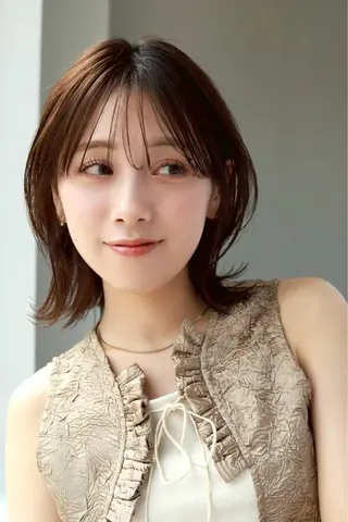 ミディアム カラー 橋本 侑香のヘアスタイル