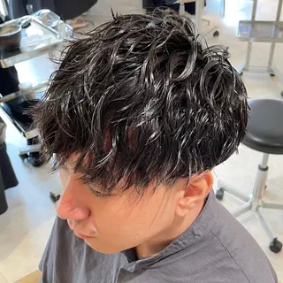 ショート パーマ メンズ メンズ専門美容師✂︎ 大庭勝己のヘアスタイル