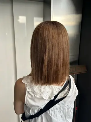 ミディアム カラー 滝本 和叶のヘアスタイル