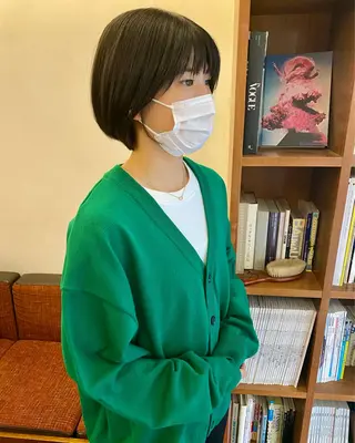ショート カラー パーマ Paddle所属・似合わせレイヤー/ ニュアンスパーマ高倉のヘアスタイル
