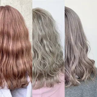 カラー 🌈艶ハイトーン🌈 心を込めます🤝涼介のヘアスタイル
