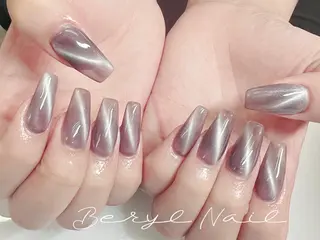 ロング Beryl Nail 新大久保のネイルデザイン