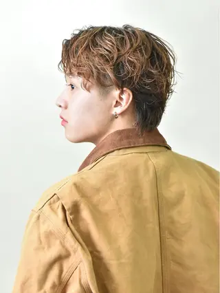 ショート パーマ メンズ 🦖ノザワ リンカ🦖のヘアスタイル