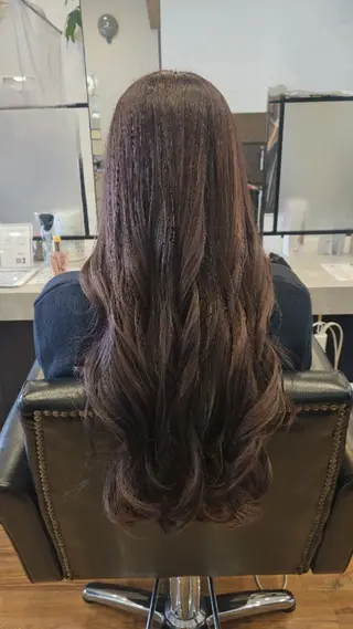 ロング カラー 関口 友菜のヘアスタイル
