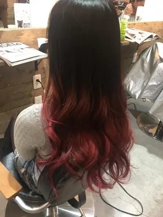 ロング カラー ハイトーン×髪質改善 KENTAのヘアスタイル