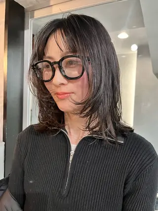 ミディアム noos表参道 ナツミのヘアスタイル