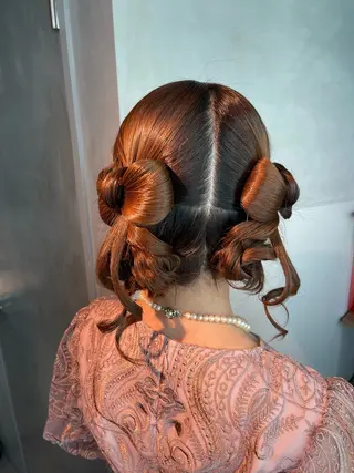 ヘアアレンジ charm《銀座》 ヘアセット/縮毛矯正のヘアスタイル