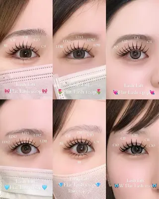 マツエク・マツパ suu⟡HINAKO ｜パリエク｜マツエクのマツエク・マツパデザイン