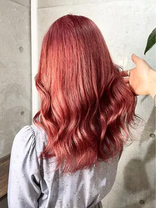 カラー かずくん🦩名古屋 ハイトーン/レイヤーのヘアスタイル