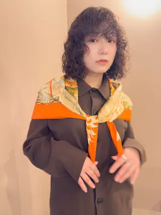 ショート カラー パーマ 大宮 / ボブ特化 永井竜也のヘアスタイル