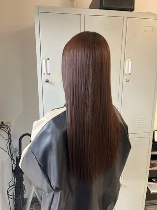 カラー 🎀韓国レイヤー/ 🫧暖色/暗髪カラーのヘアスタイル