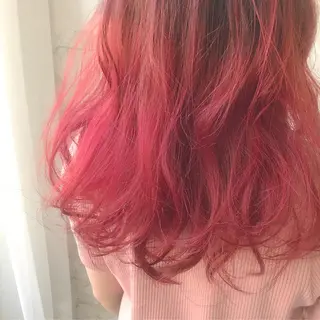 ロング カラー オリーブ/アッシュ やわらか透明感カラーのヘアスタイル