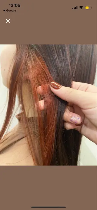 ミディアム 成瀬 紀慧のヘアスタイル