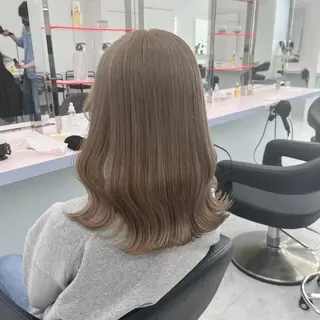 ロング カラー ウルフカットマスター みつきのヘアスタイル