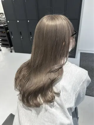 ミディアム ベージュカラー🕊️ 新潟駅/谷口大海のヘアスタイル