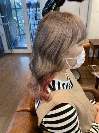 ミディアム カラー マエダ　カズエ🫶 coronahairのヘアスタイル