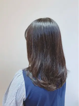 ロング カラー パーマ 韓国風ヘア🤍/頭皮 ケア🫧　Chikaのヘアスタイル