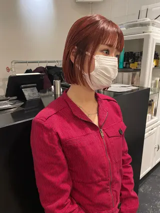 ショート カラー パーマ ヘアアレンジ メンズ キッズ ネイル マツエク・マツパ アイブロウ 艶ハイトーン/ヘア アレンジAYAKAのヘアスタイル