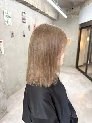 ミディアム カラー yuuna ✮ door whiteのヘアスタイル