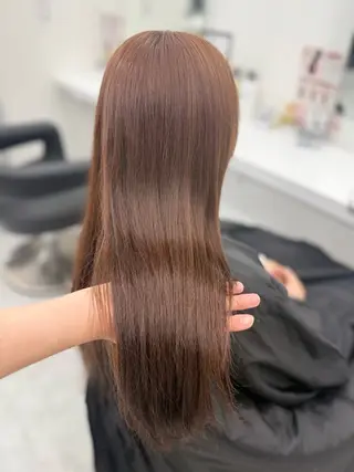 ロング カラー 🥂上品ワンホンヘア 🥂nozomiのヘアスタイル