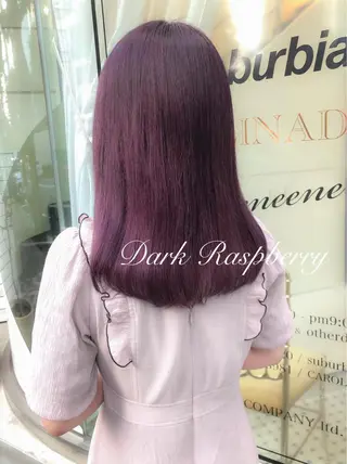 セミロング カラー miyu /トレンド カラー×艶髪のヘアスタイル
