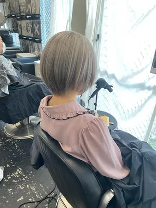 ミディアム カラー パーマ ヘアアレンジ メンズ キッズ ブリーチ　ハイトーン 特化🌈フジタハルキのヘアスタイル